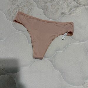 Soma Women's Nude Pink Thong Panty